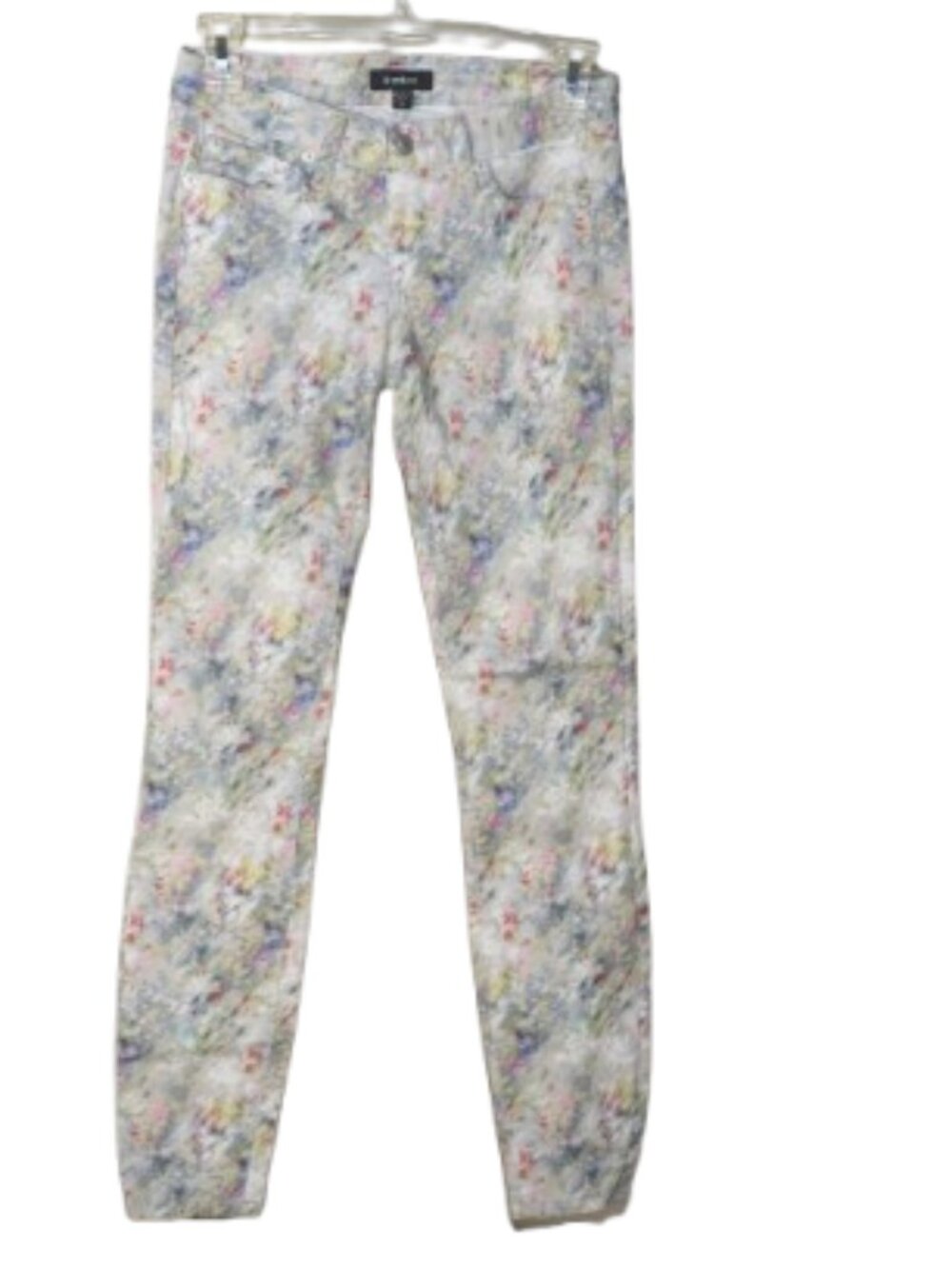 Vintage Y2K Watercolor Bebe Skinny Low Rise Jeans Size 25 USA